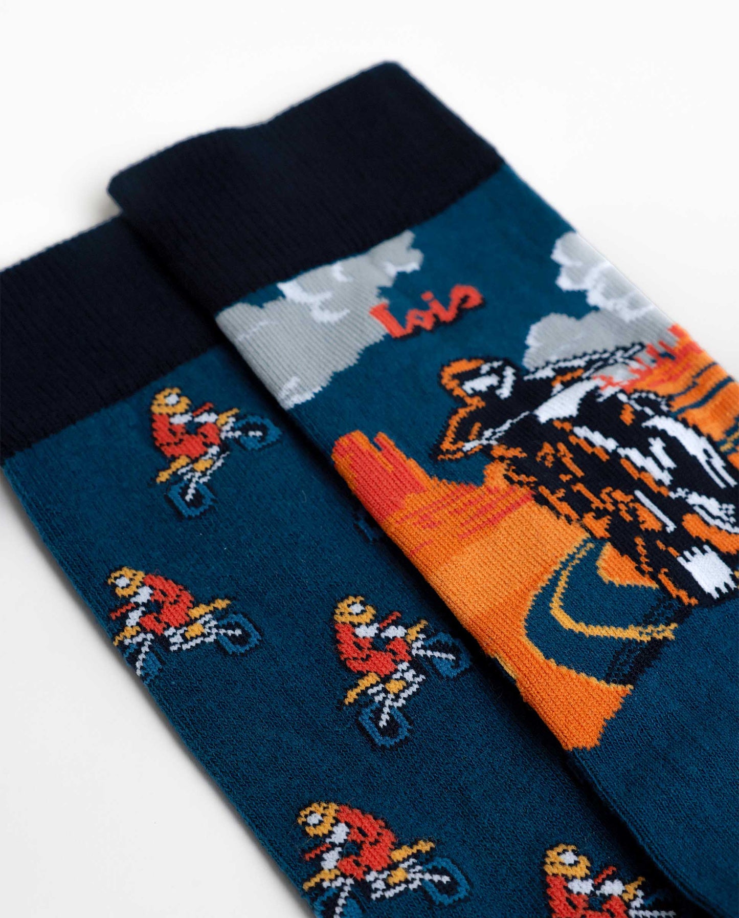 Calcetín Mediano Urban Motor para Hombre, (Caja de 6 unidades)