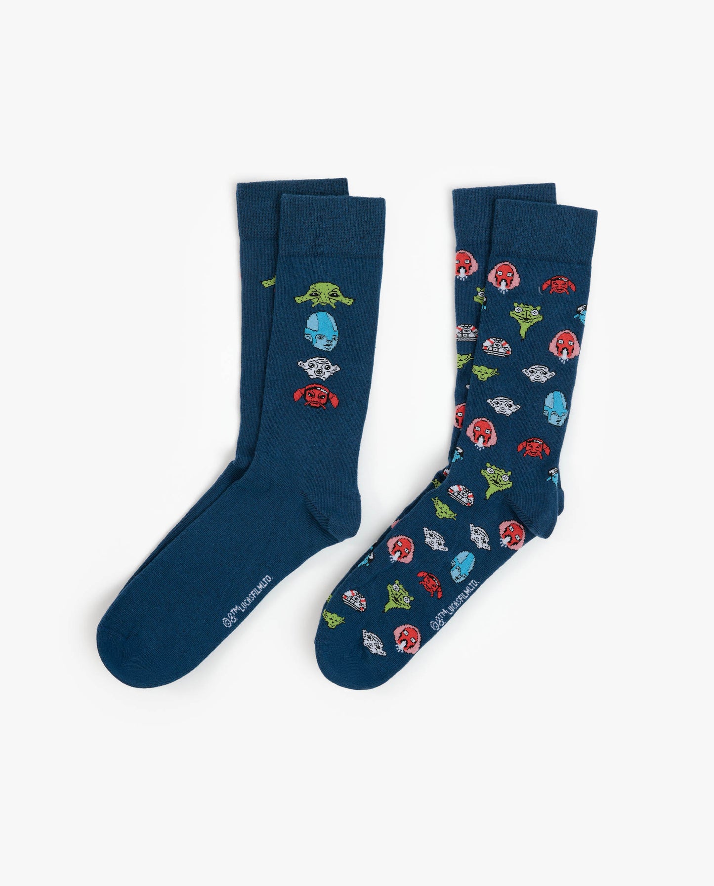 Calcetín Mediano Alien Species para Hombre, (Caja de 6 unidades)