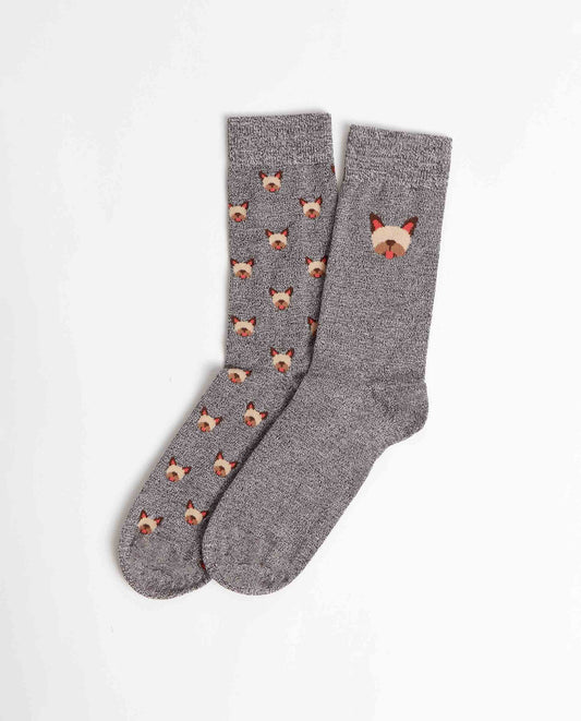 Calcetín Mediano Bulldog para Hombre, (Caja de 6 pares)