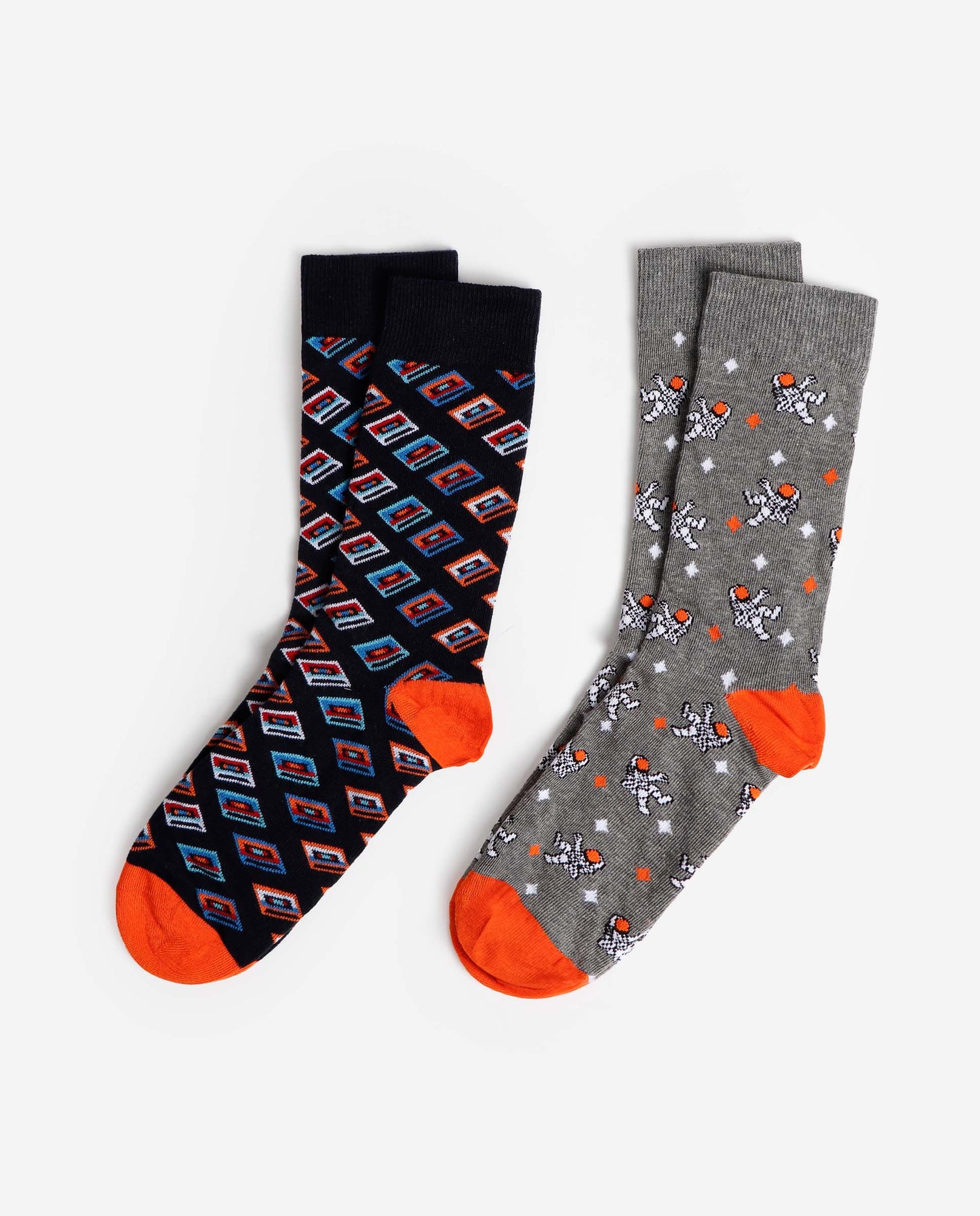 Calcetín Mediano Planet Cassete para Hombre, (Caja de 6 unidades)