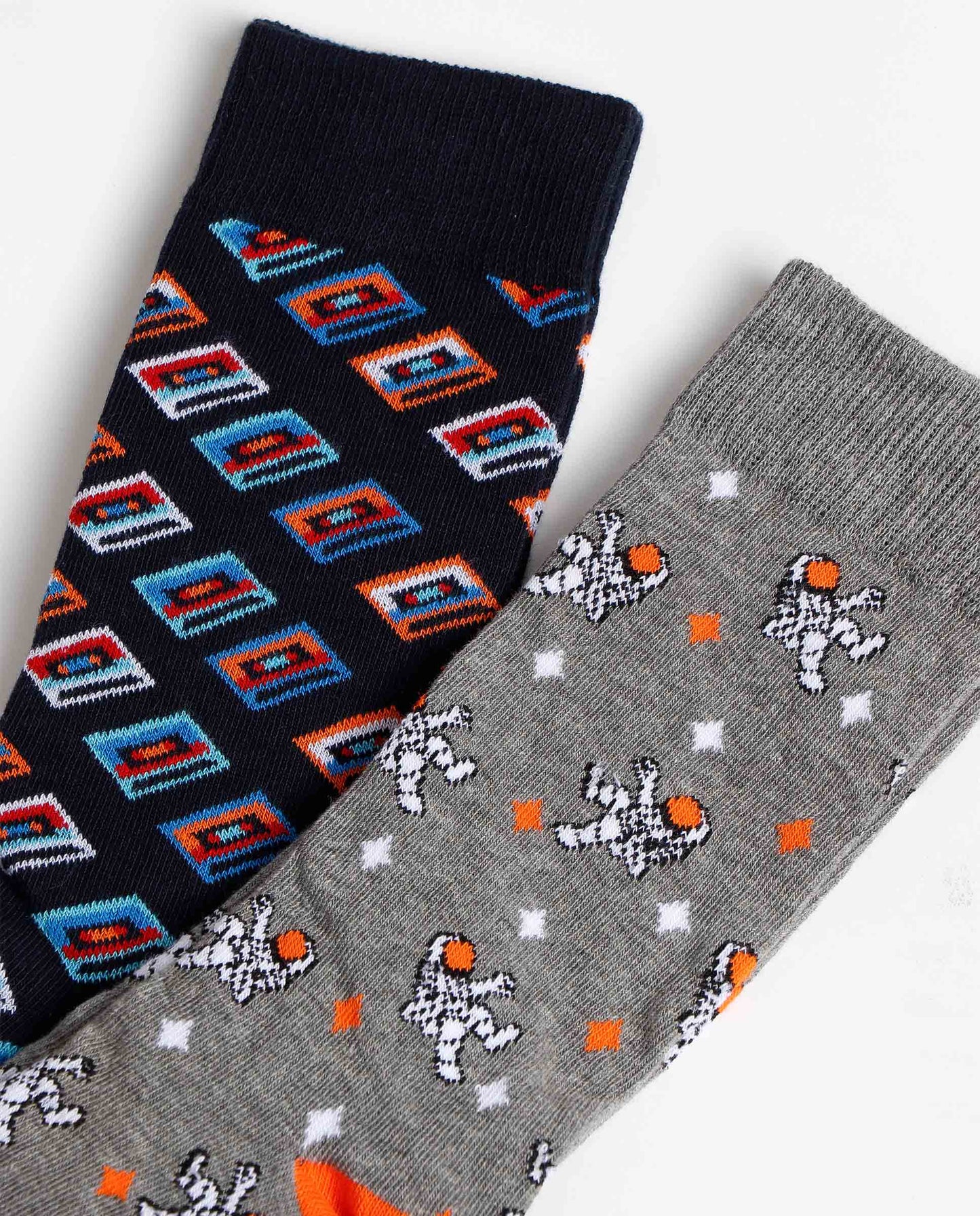 Calcetín Mediano Planet Cassete para Hombre, (Caja de 6 unidades)