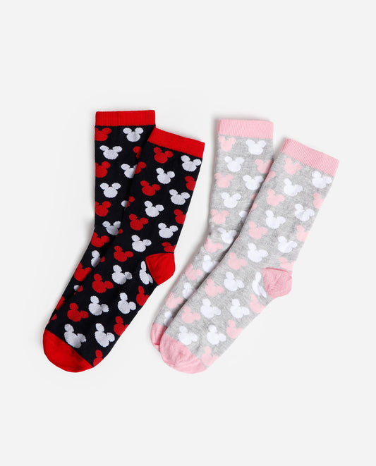 Calcetín Mediano Minnie para Mujer, (Caja de 6 unidades)