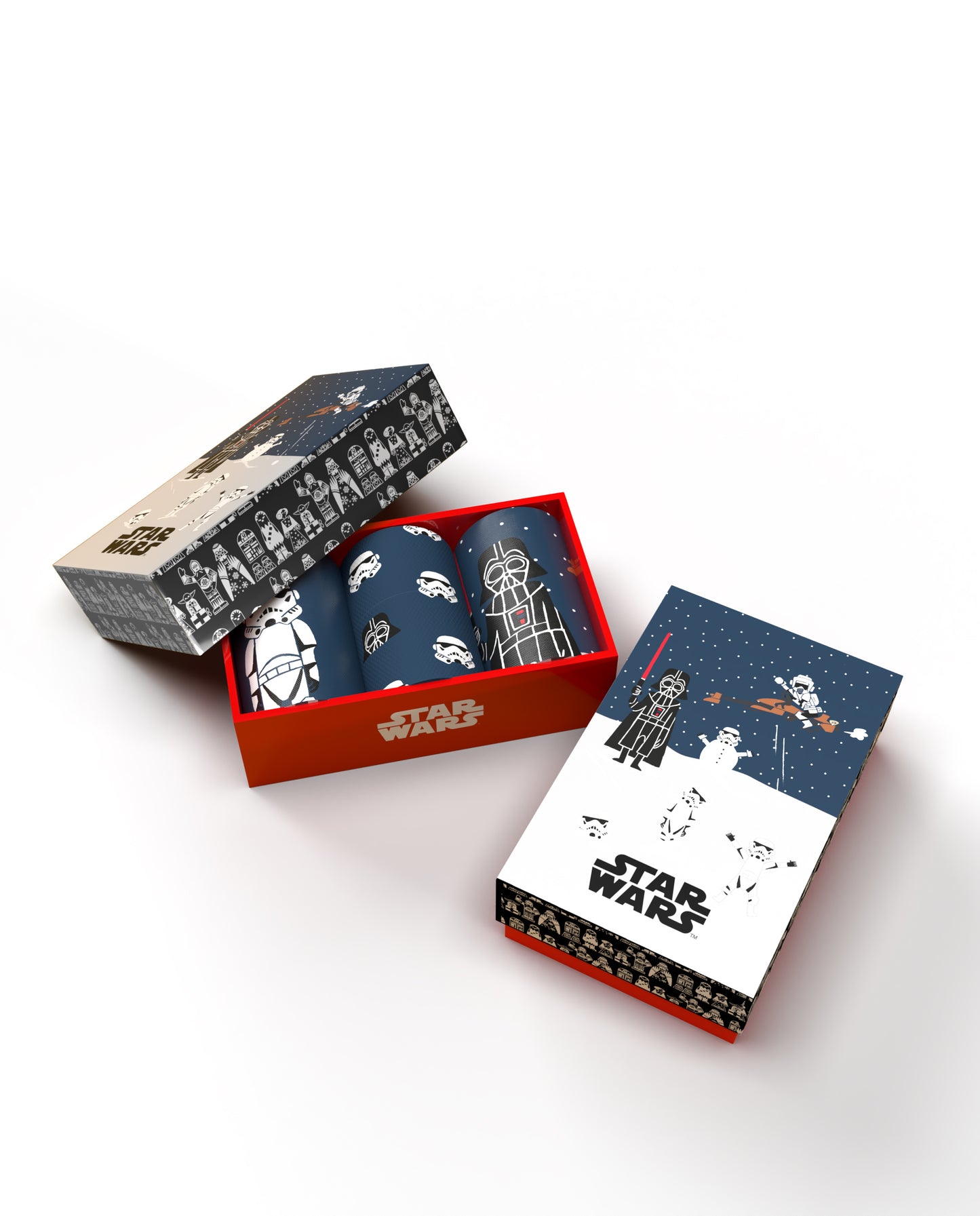 Calcetín Mediano Snow Wars para Hombre, (Caja de 3 unidades)