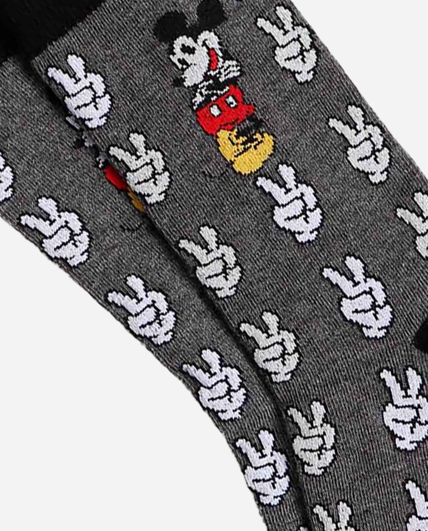 Calcetín Mediano Mickey Grey para Hombre, (Caja de 3 unidades)