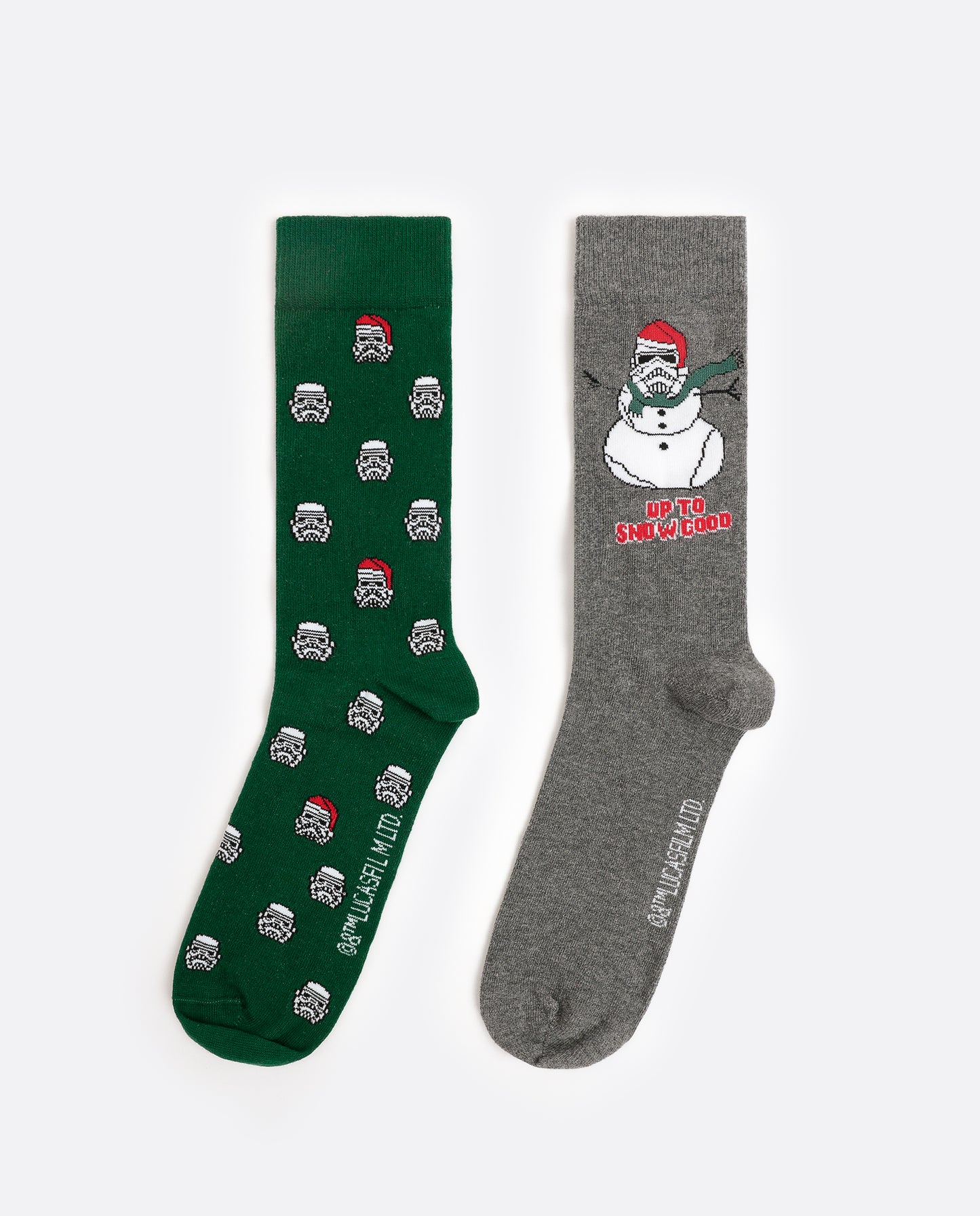 Calcetines Snowtrooper Caja Metal Regalo para Hombre, (Pack 2 pares)