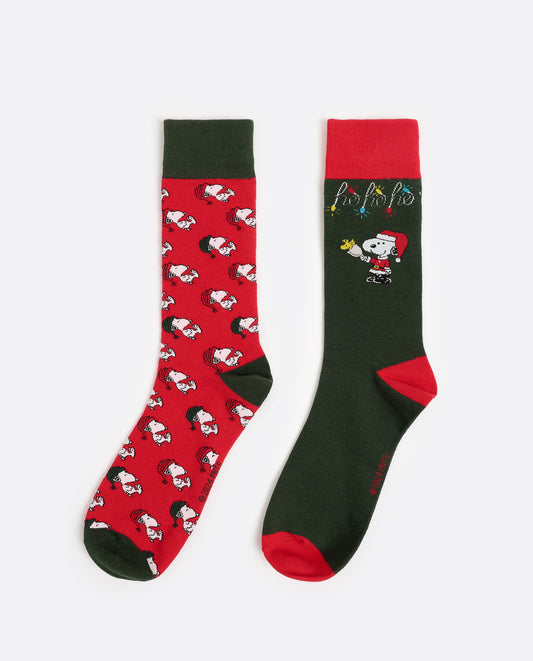 Calcetín Ho Ho Ho para Hombre, (Pack 2 pares)