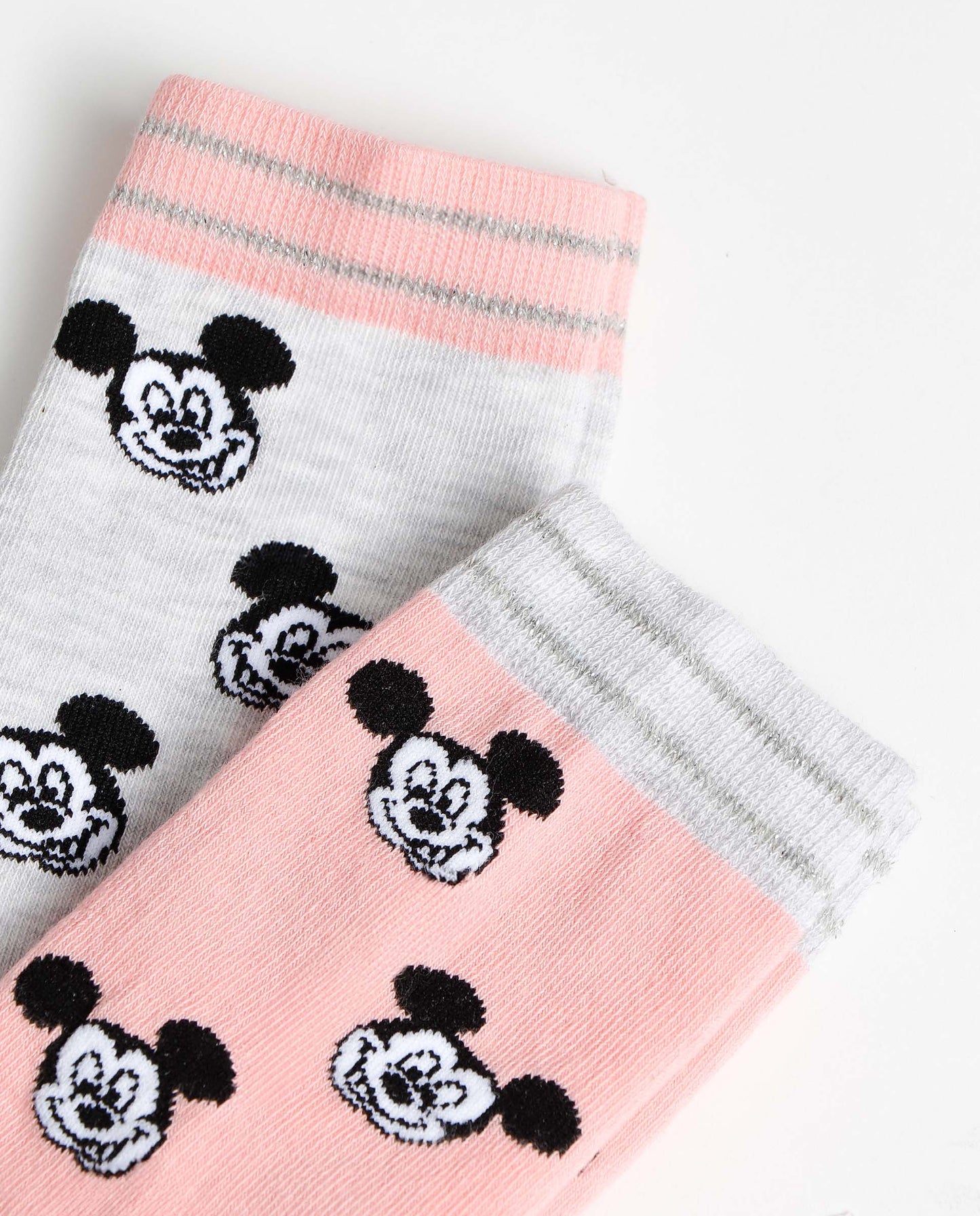 Calcetín Mickey Pink Small Faces para Mujer, (Caja de 6 unidades)