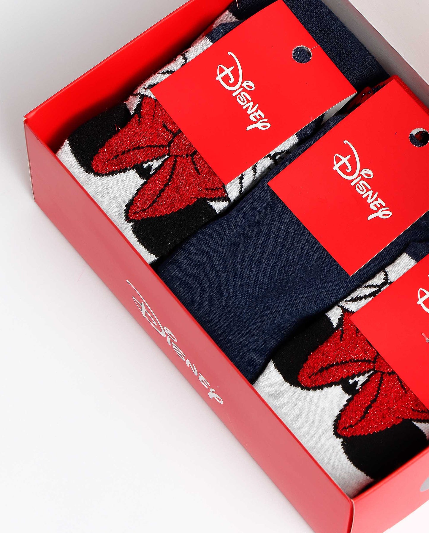 Calcetín Antideslizante Minnie ZigZag para Mujer, (Caja de 6 unidades)