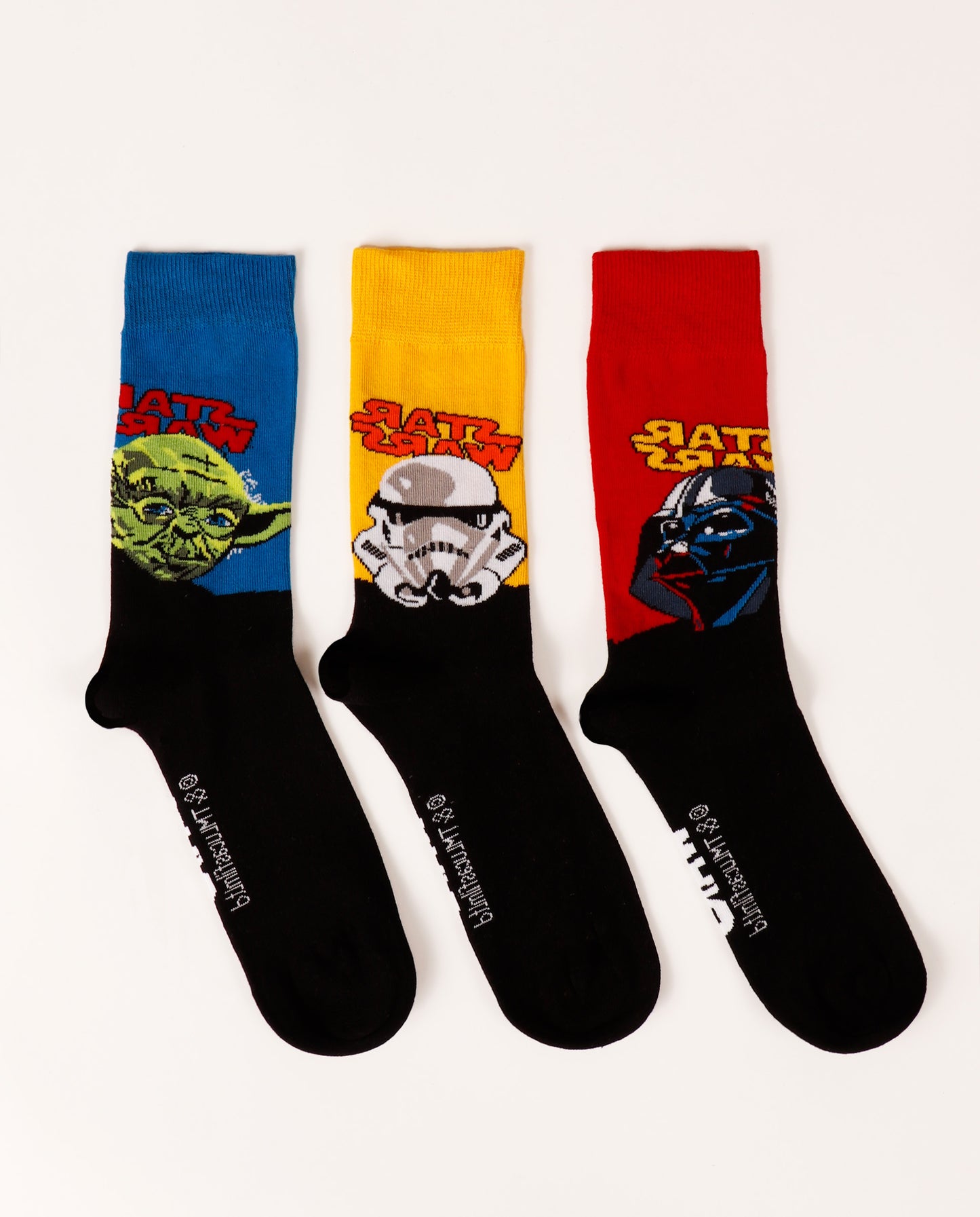 Calcetín Mediano Color Comic para Hombre, (Caja de 6 unidades)