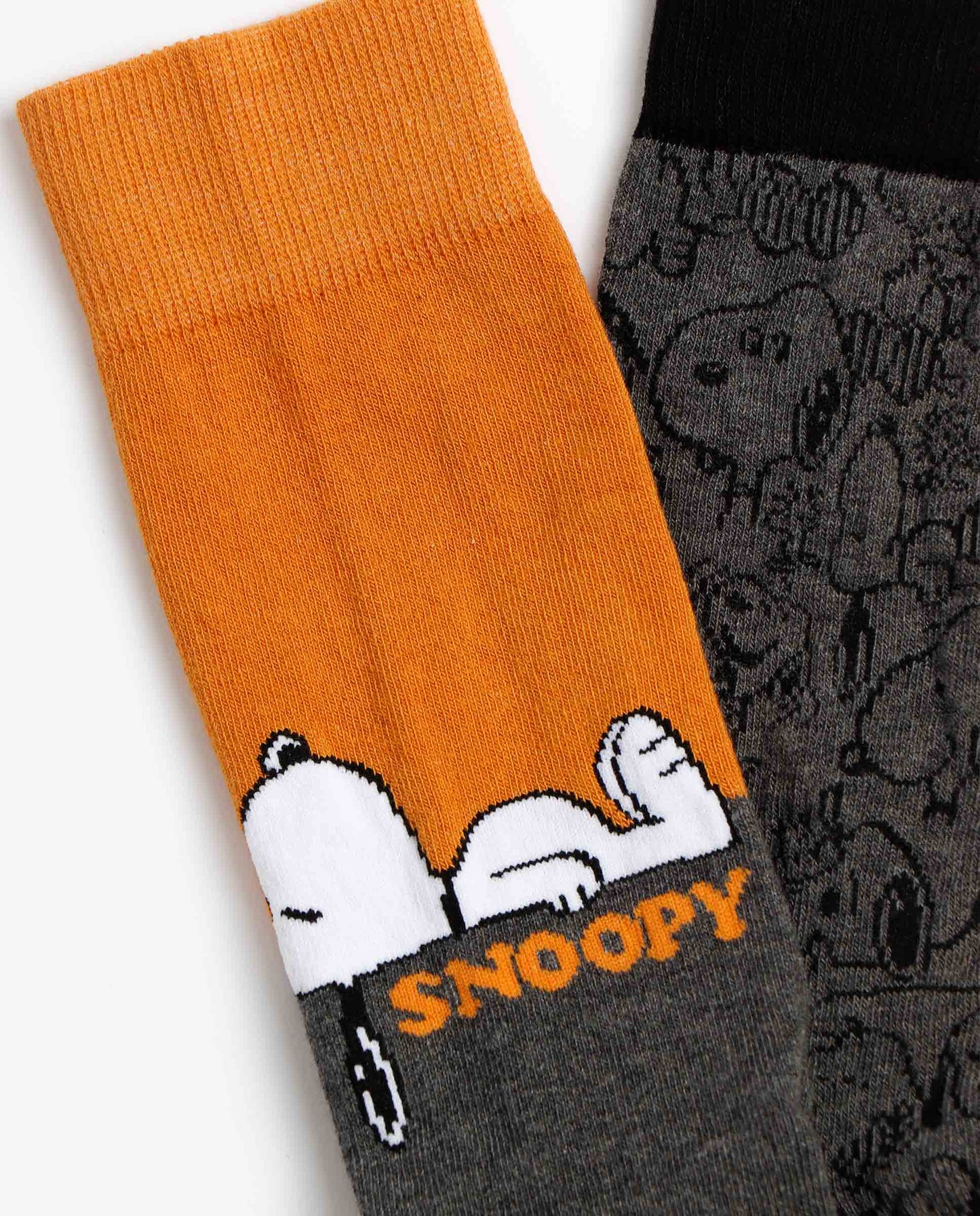 Calcetín Yellow Snoopy para Hombre, (Caja de 6 pares)