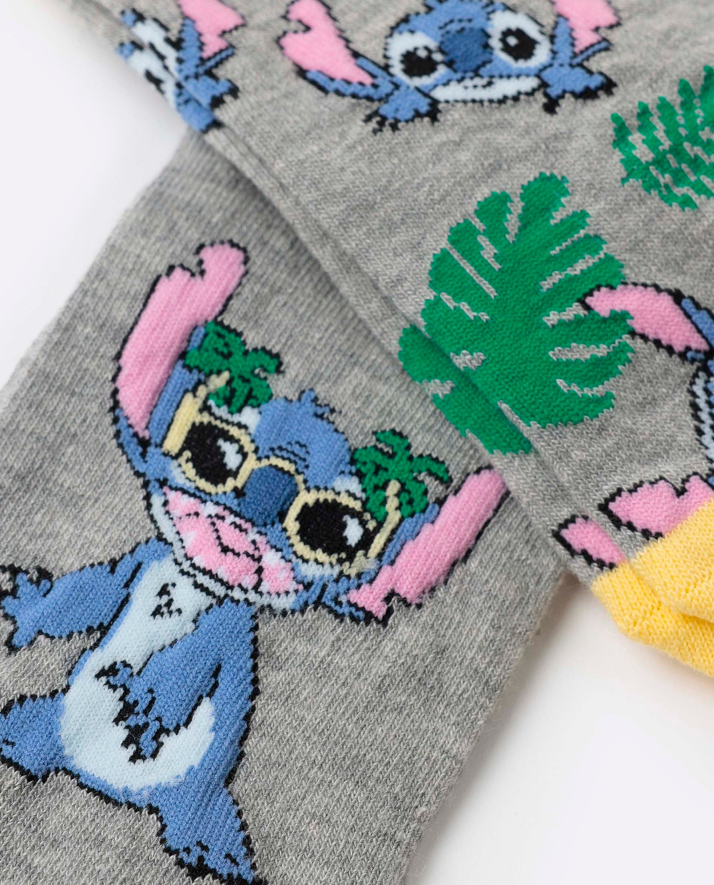 Calcetín Tobillero Tropical Stitch para Mujer, (Caja de 6 pares)