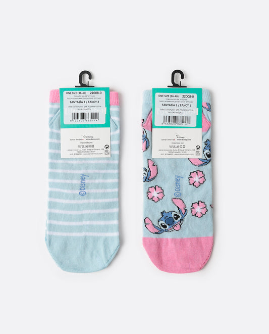 Calcetín Tobillero Stitches para Mujer, (Caja de 6 pares)