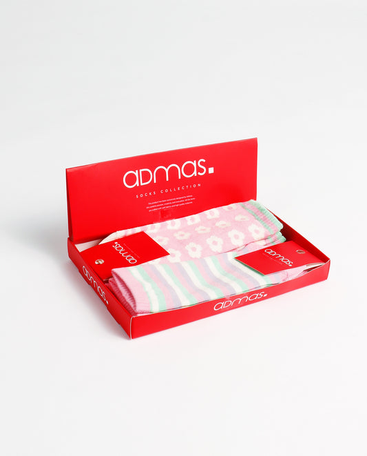 Calcetines Tobilleros Soft Flower para Mujer, (Caja de 6 pares)