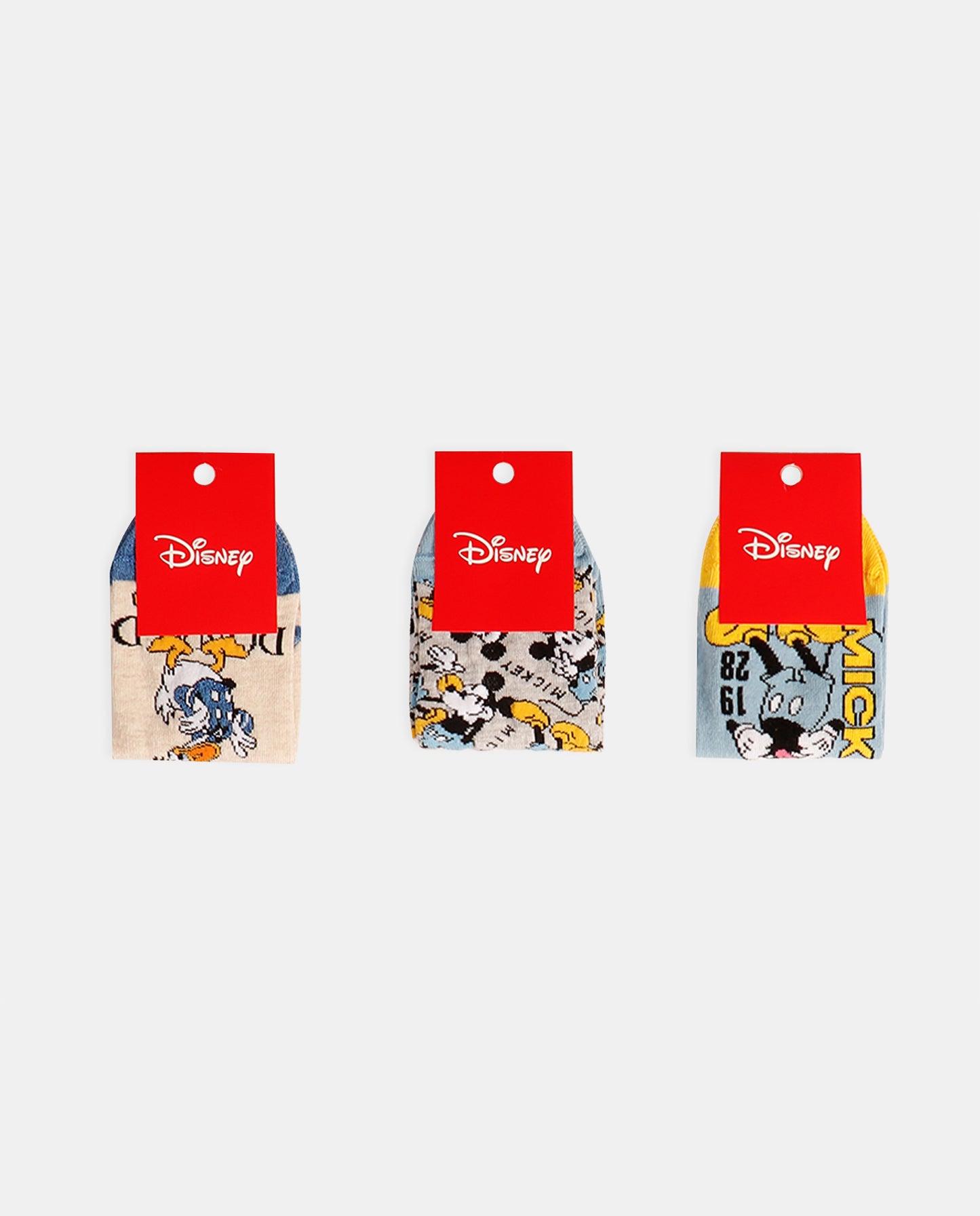 Calcetín Tobillero Mickey Donald para Mujer, (Caja de 6 pares)