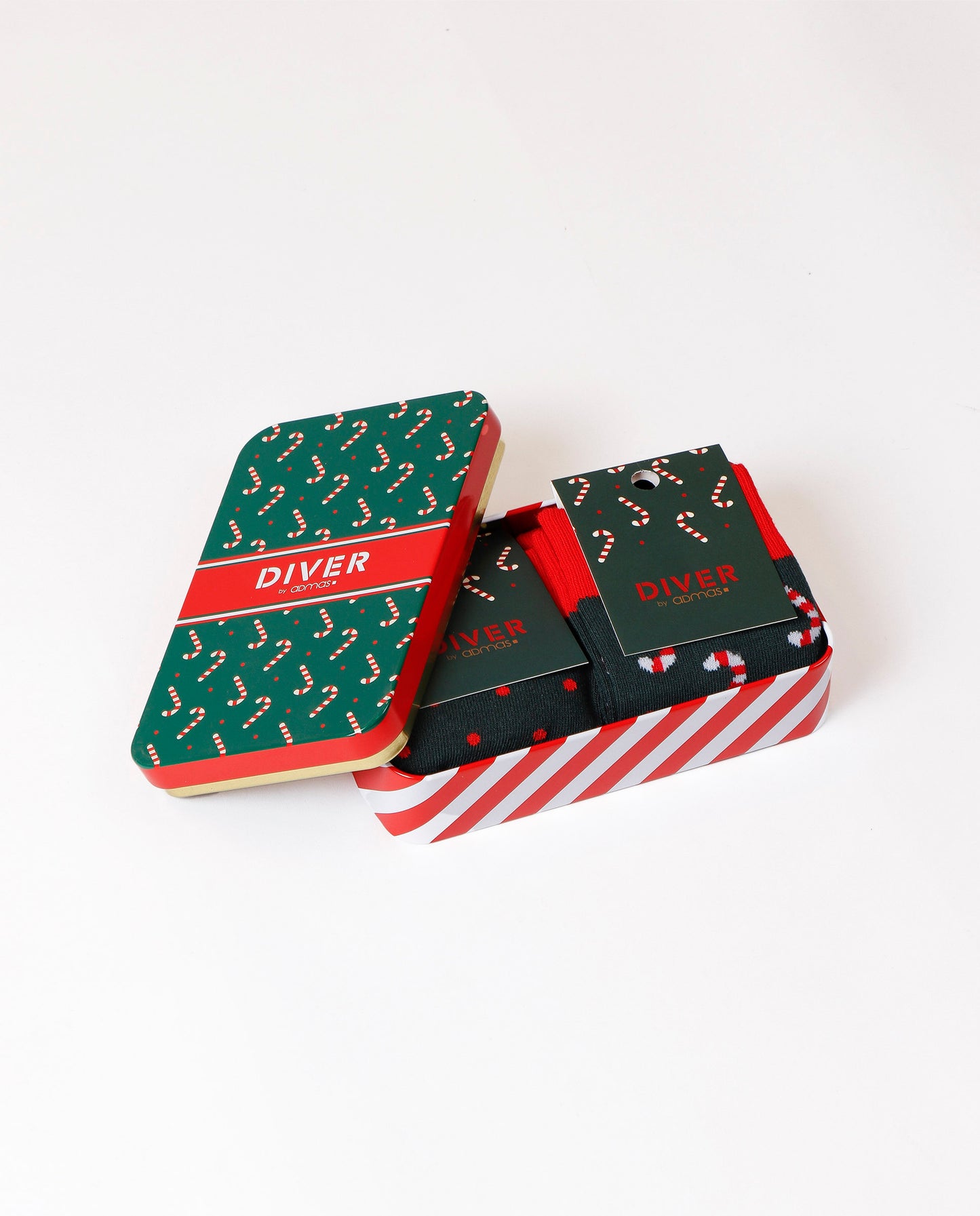 Calcetín Bastones para Hombre, (Caja de 24 unidades)