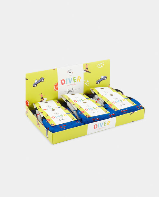 Calcetín Tobillero Transporter para Hombre, (Caja de 6 unidades)