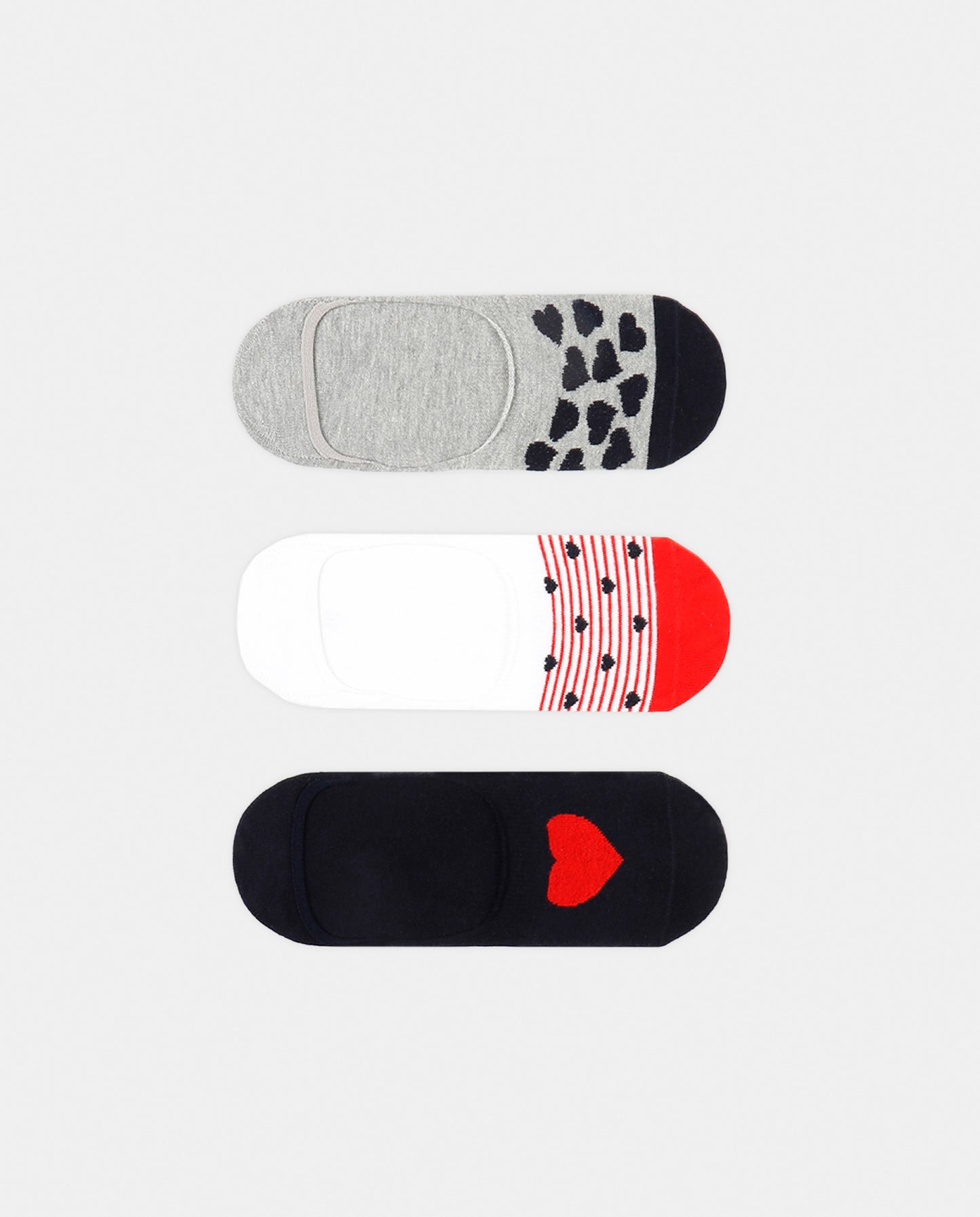 Calcetines Invisibles French Love para Mujer, (Caja de 6 pares)