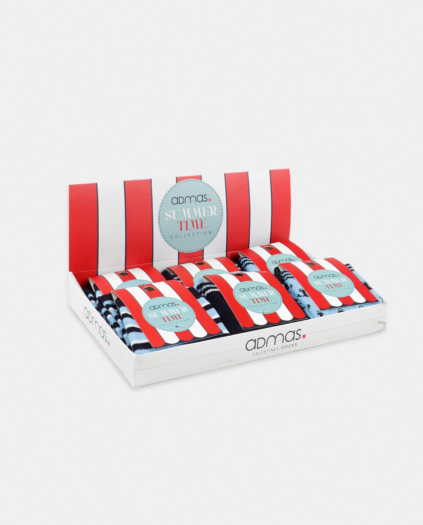 Calcetines Tobilleros Under The Sea para Mujer, (Caja de 6 pares)