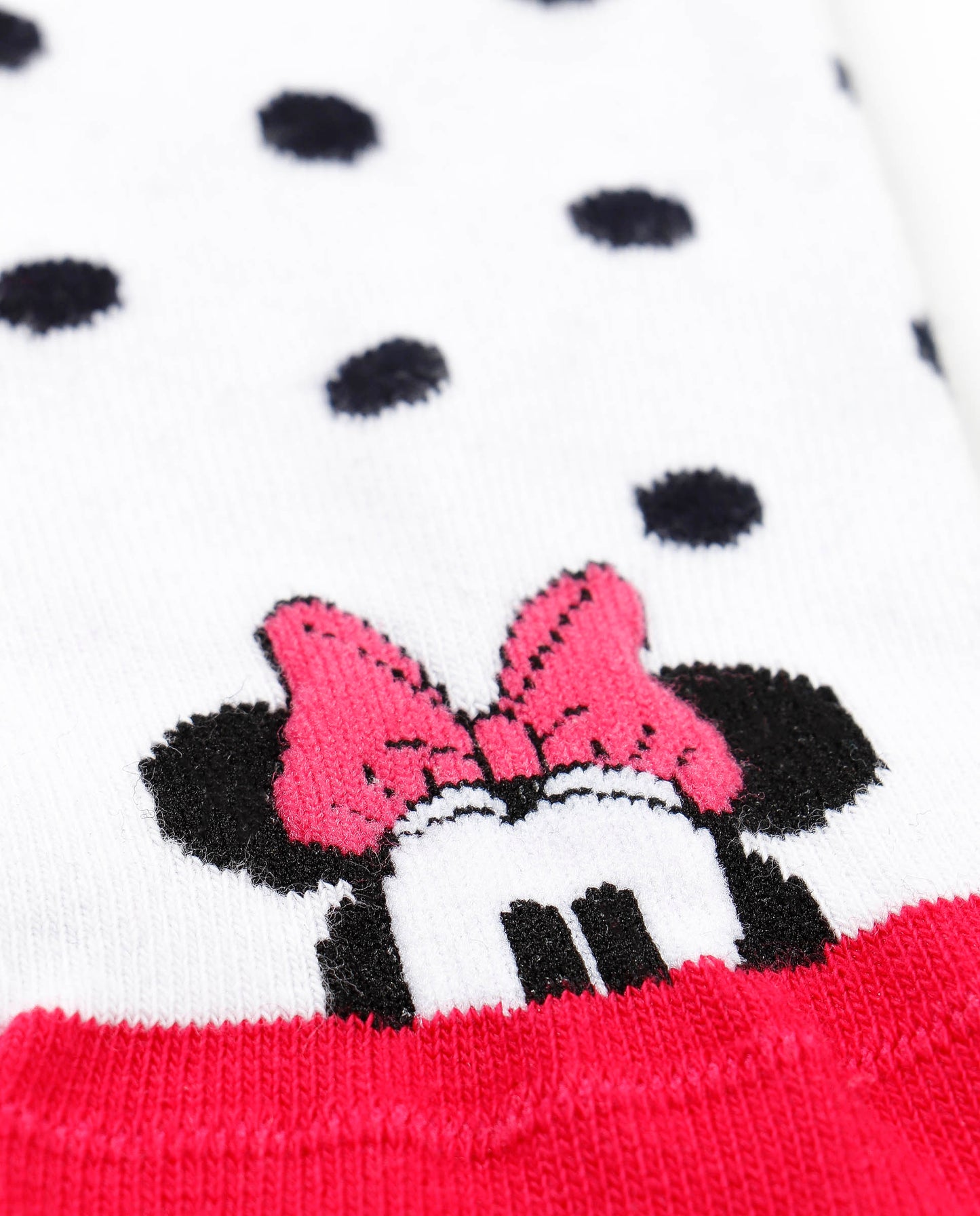 Calcetín Tobillero Minnie Couture para Mujer, (Caja de 6 unidades)