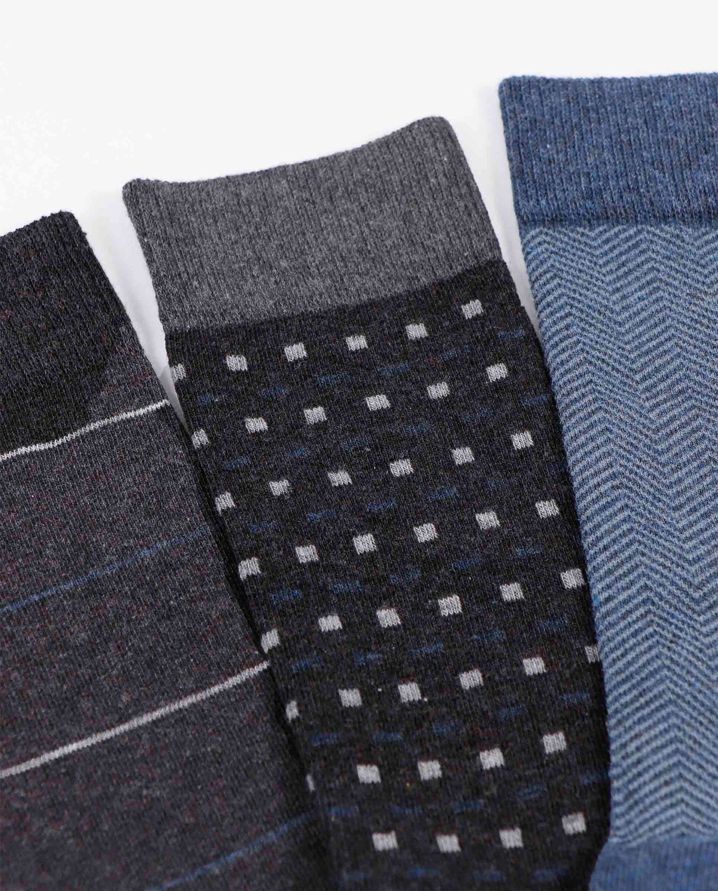 Calcetín Mediano Oscuro para Hombre, (Caja de 12 unidades)