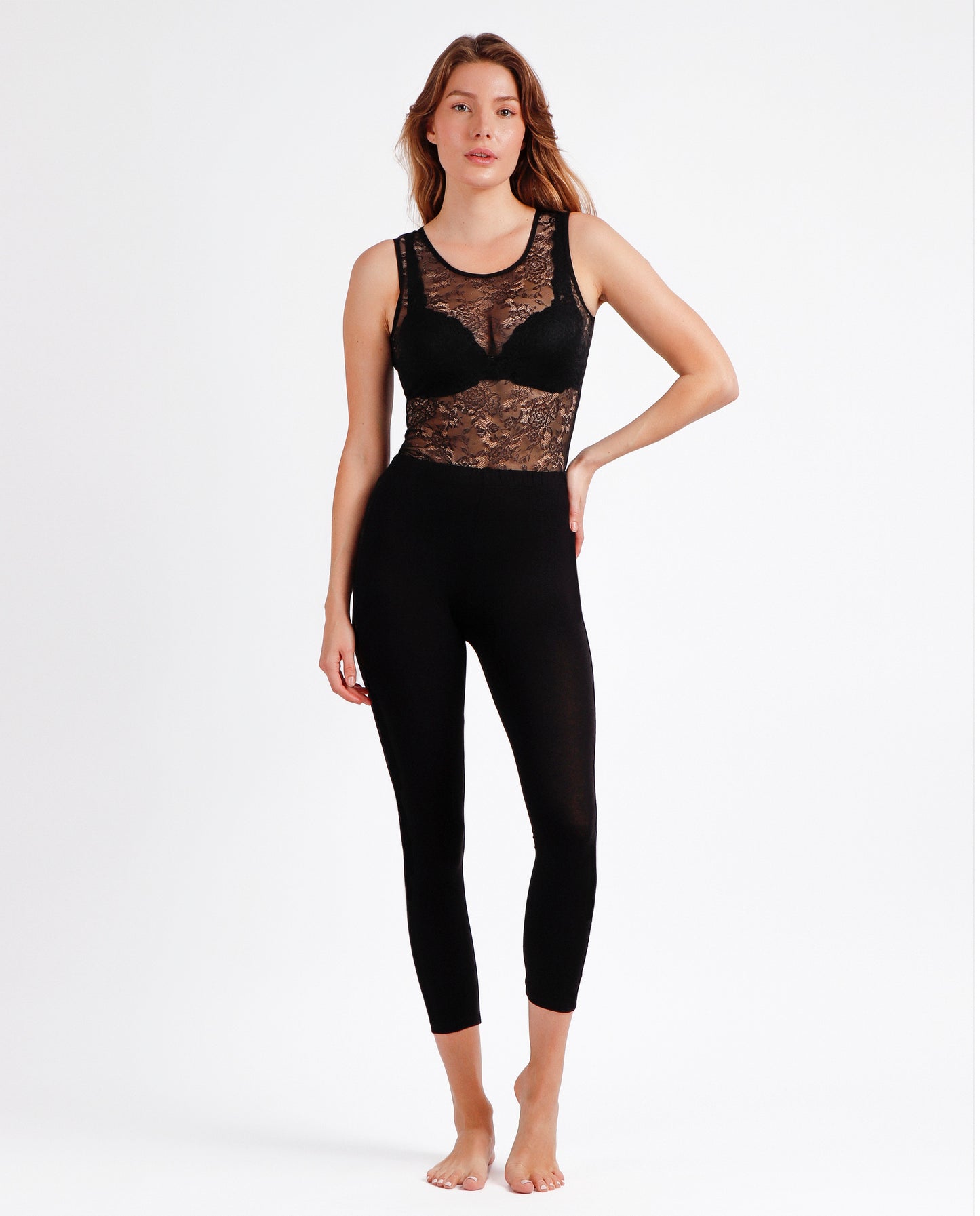 Body Sin Mangas Tul para Mujer