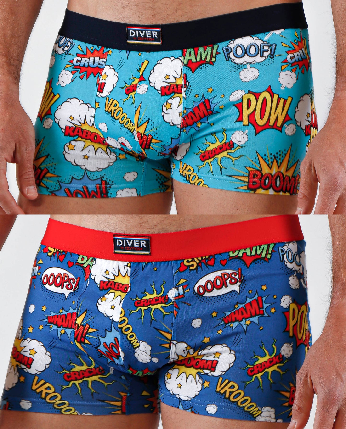 Calzoncillo/Bóxer Comic para Hombre, (Caja de 2 unidades)