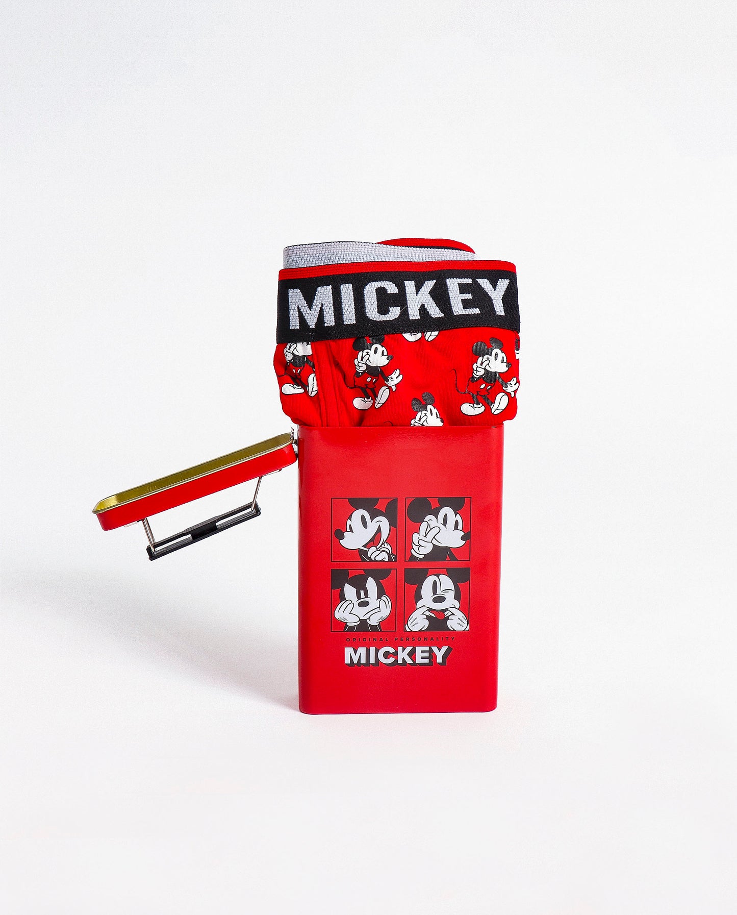 Calzoncillo/Bóxer Mickey State Caja Metal Regalo para Niño