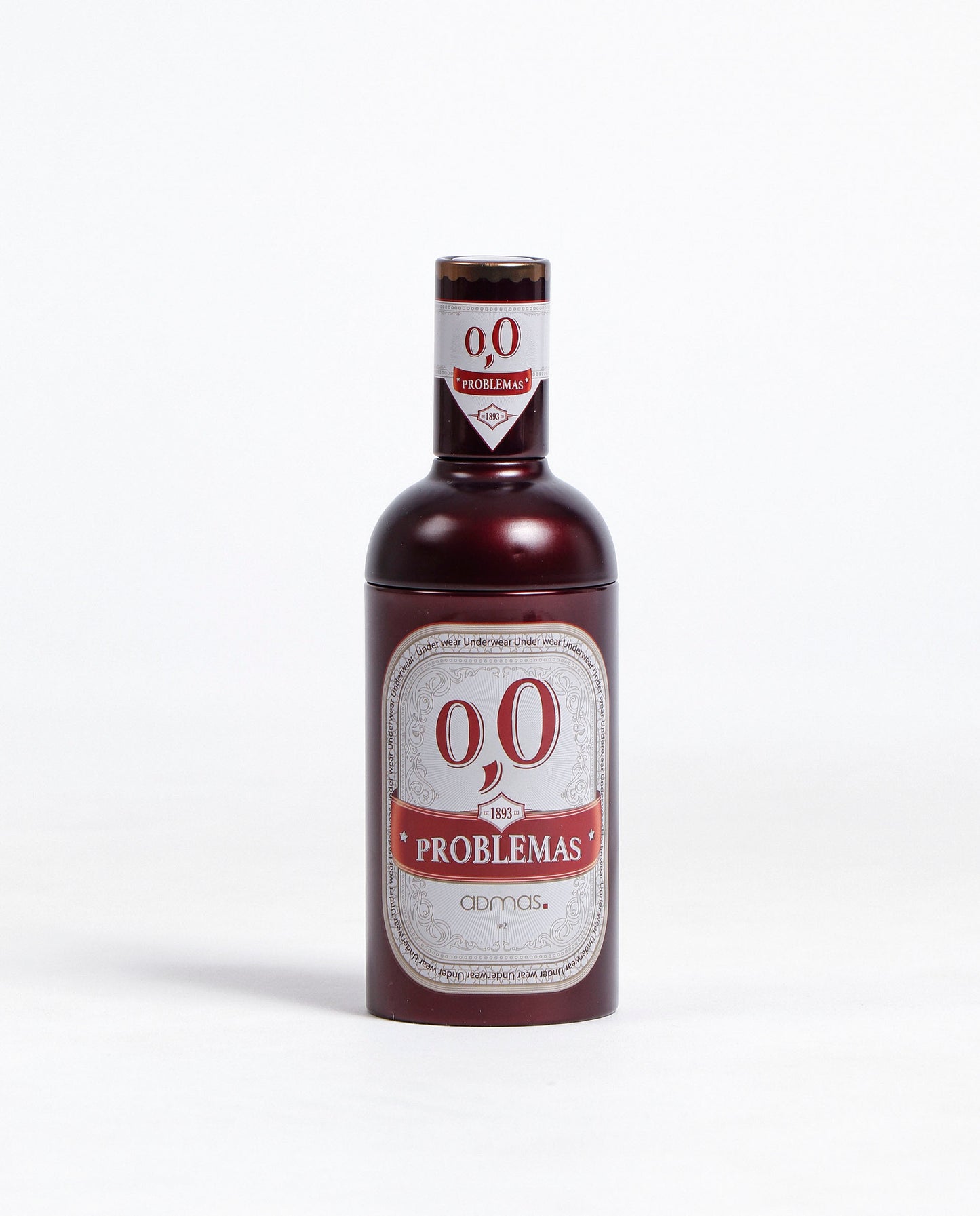 Calzoncillo/Bóxer 0,0 Problems Caja Metal Regalo para Hombre