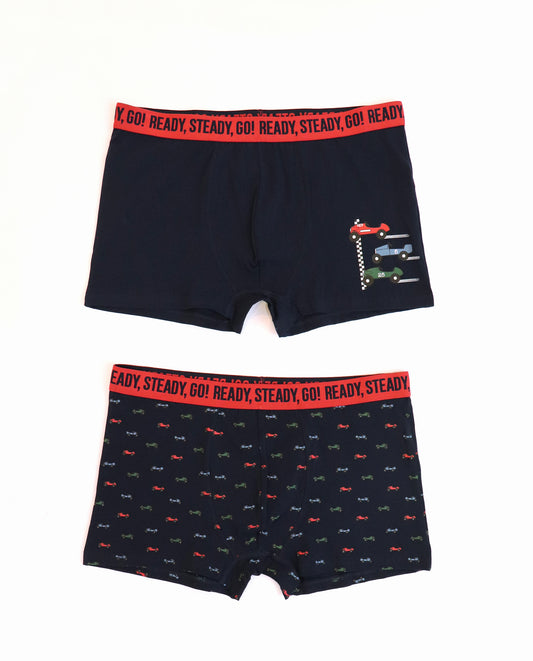 Calzoncillo/Bóxer Vintage Cars para Hombre, (Caja de 2 unidades)