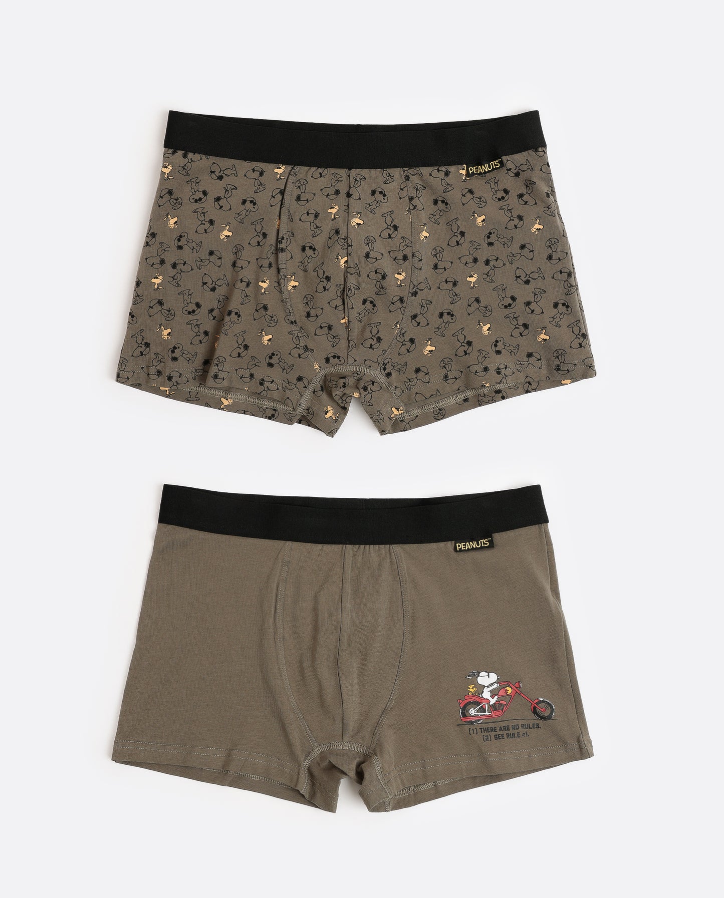 Calzoncillo/Bóxer No Rules Snoopy para Hombre, (Caja de 2 unidades)