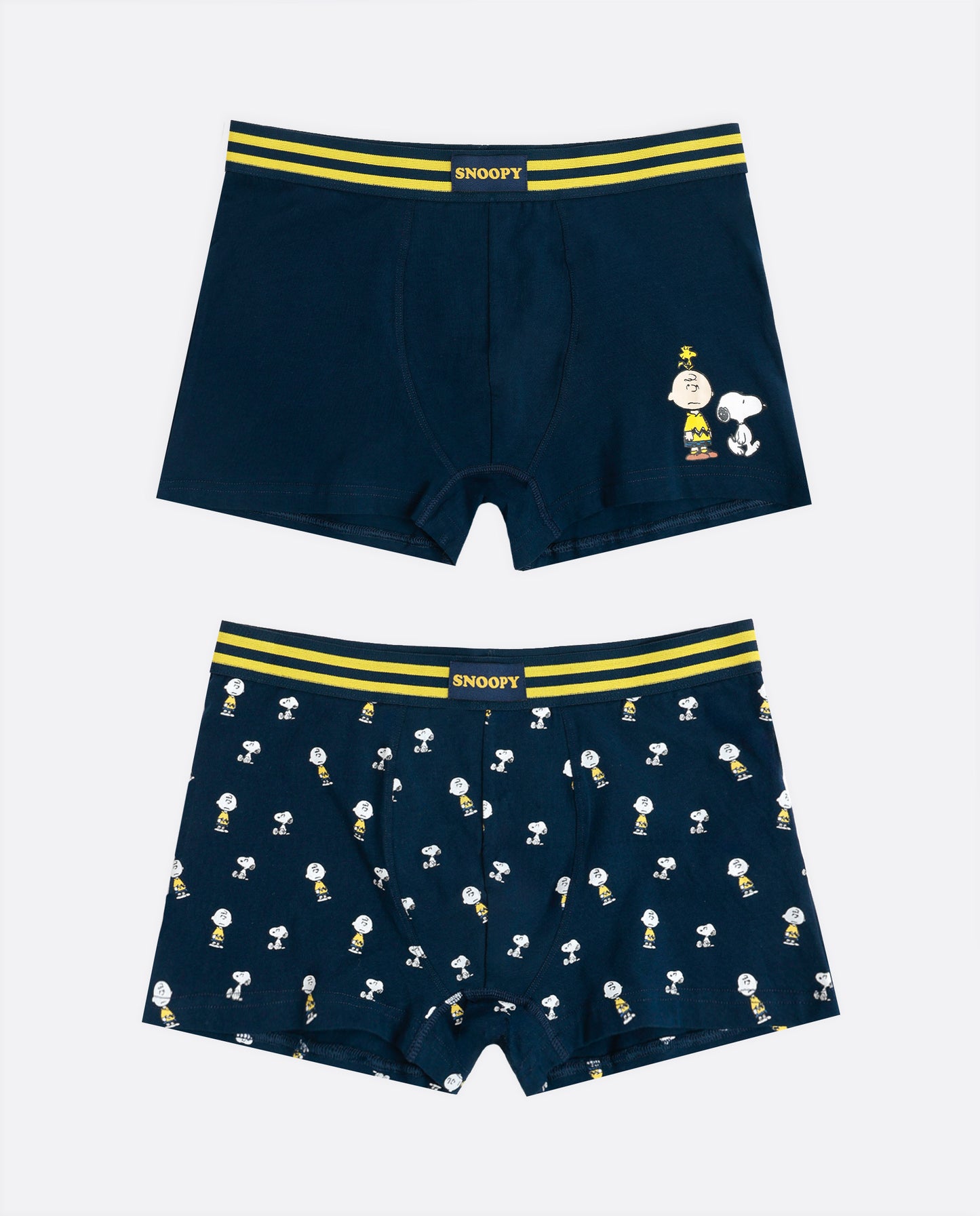 Calzoncillo/Bóxer Charlie & Snoopy para Hombre, (Caja de 2 unidades)