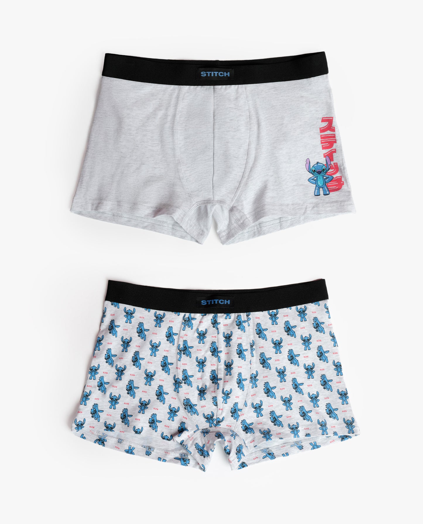 Calzoncillo/Boxer Stitch Anime para Hombre, (Caja de 2 unidades)