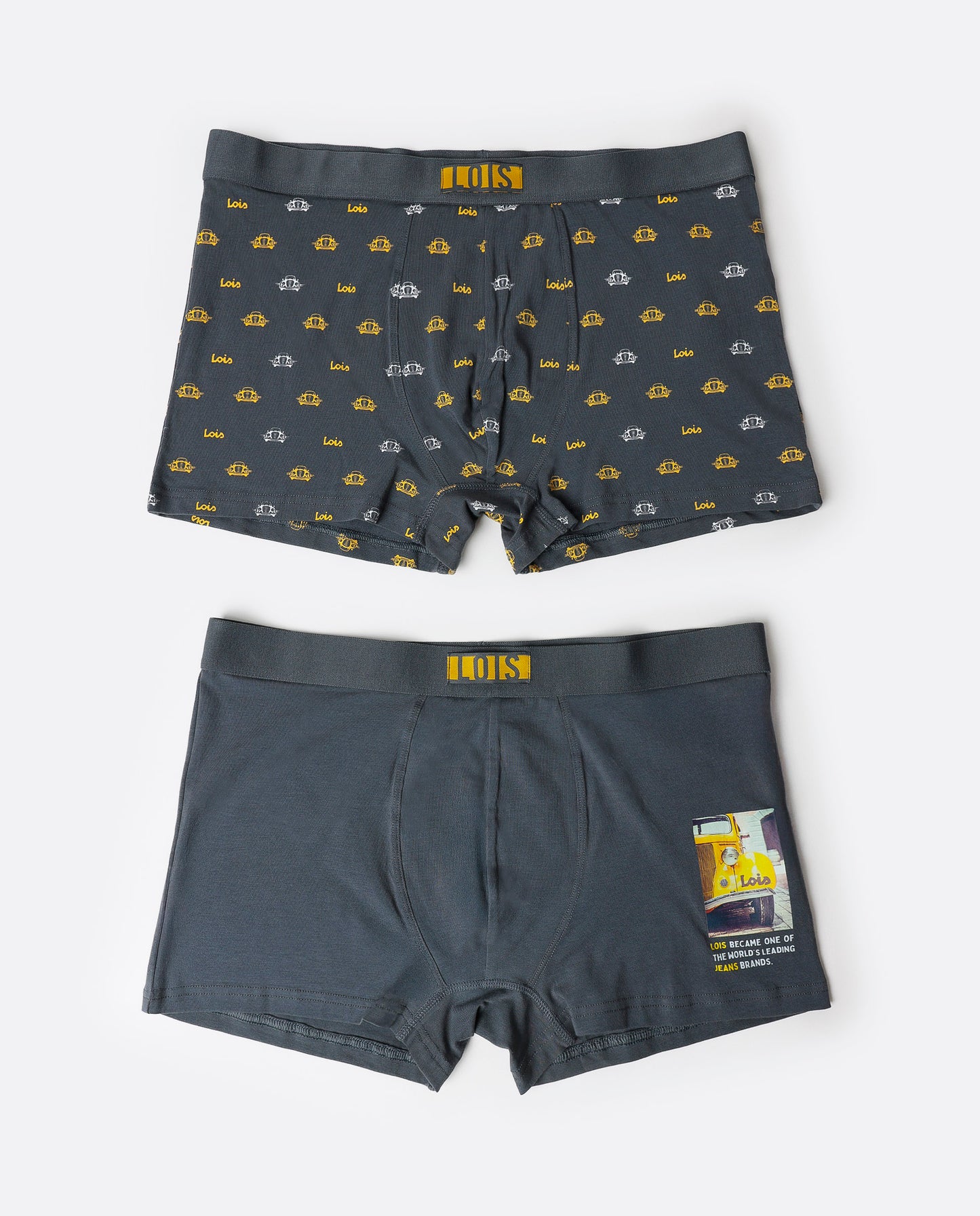 Calzoncillo/Boxer Yellow Car para Hombre, (Caja de 2 unidades)