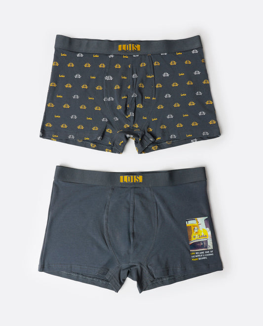 Calzoncillo/Boxer Yellow Car para Hombre, (Caja de 2 unidades)