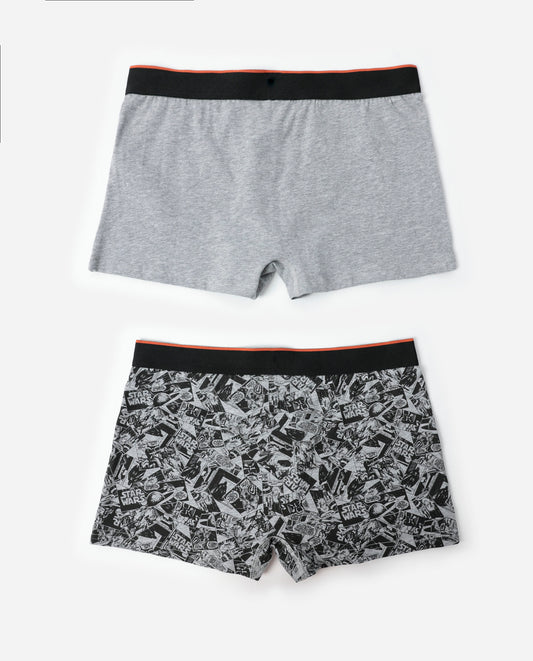 Calzoncillo/Boxer Comic B&W para Hombre, (Caja de 2 unidades)