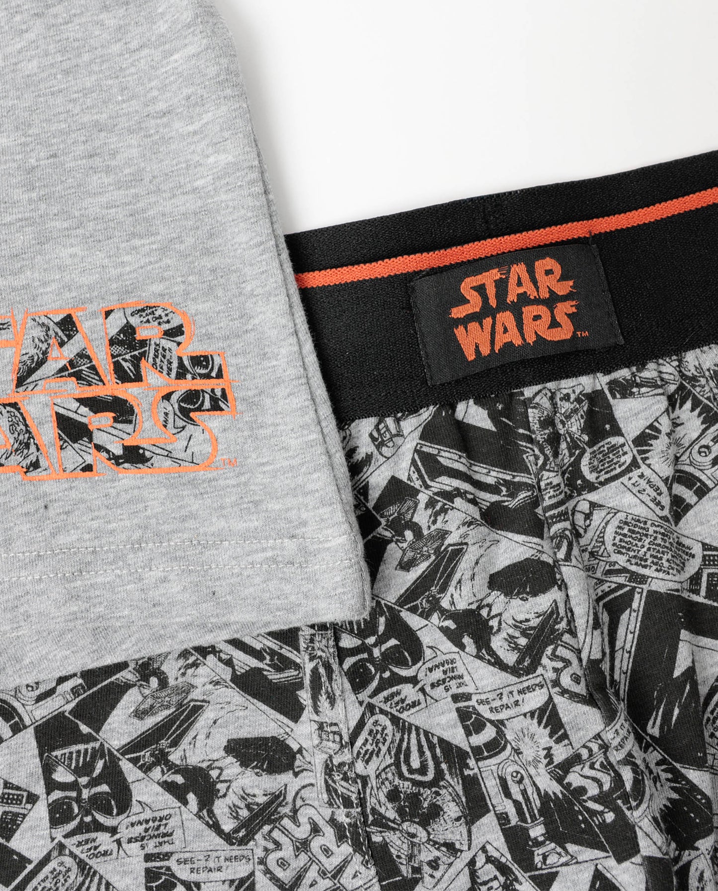 Calzoncillo/Boxer Comic B&W para Hombre, (Caja de 2 unidades)