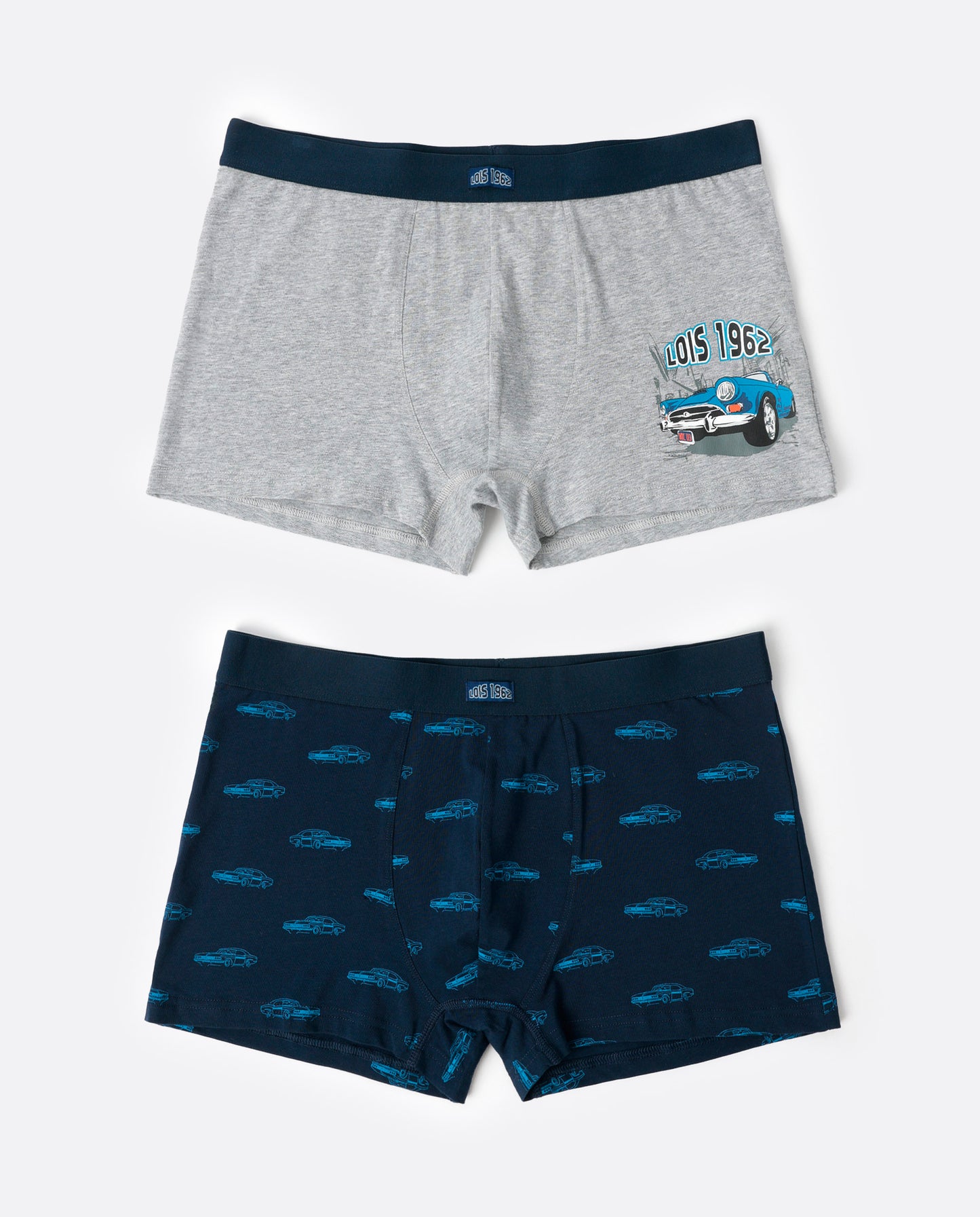 Calzoncillo/Boxer Vintage Car para Hombre, (Caja de 2 unidades)