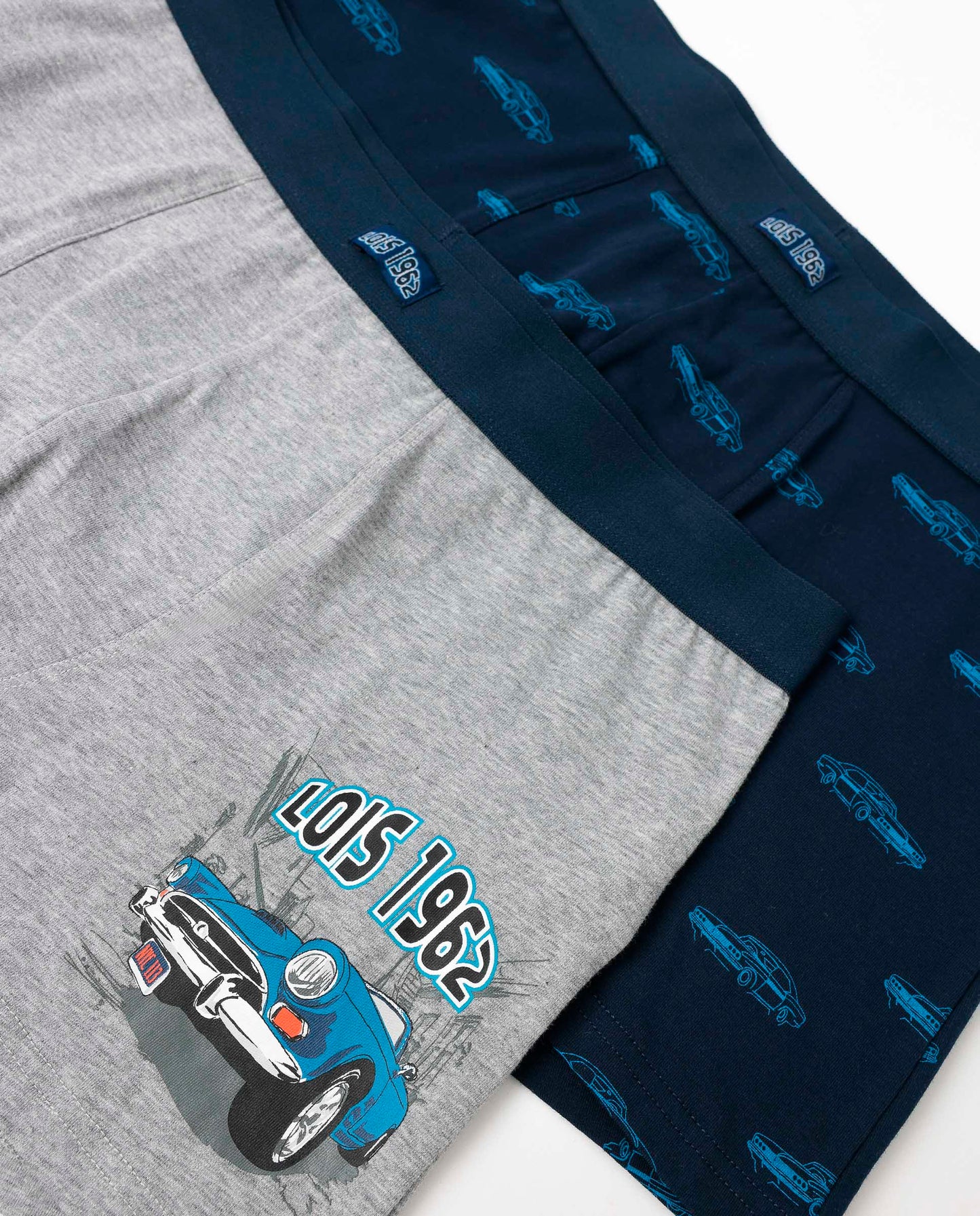 Calzoncillo/Boxer Vintage Car para Hombre, (Caja de 2 unidades)