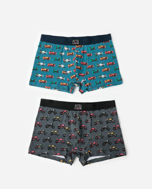 Calzoncillo/Boxer Scrambler para Hombre, (Caja de 2 unidades)