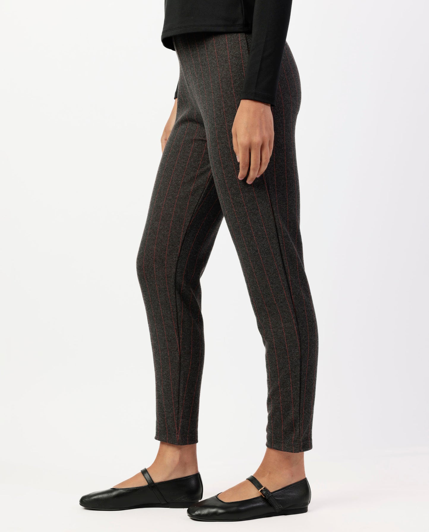 Pantalón Elástico Largo Diplomático Rayas para Mujer