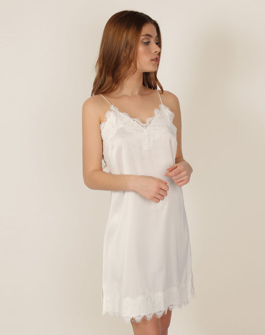 Camisola Blanca Tirantes Soft Novia para Mujer