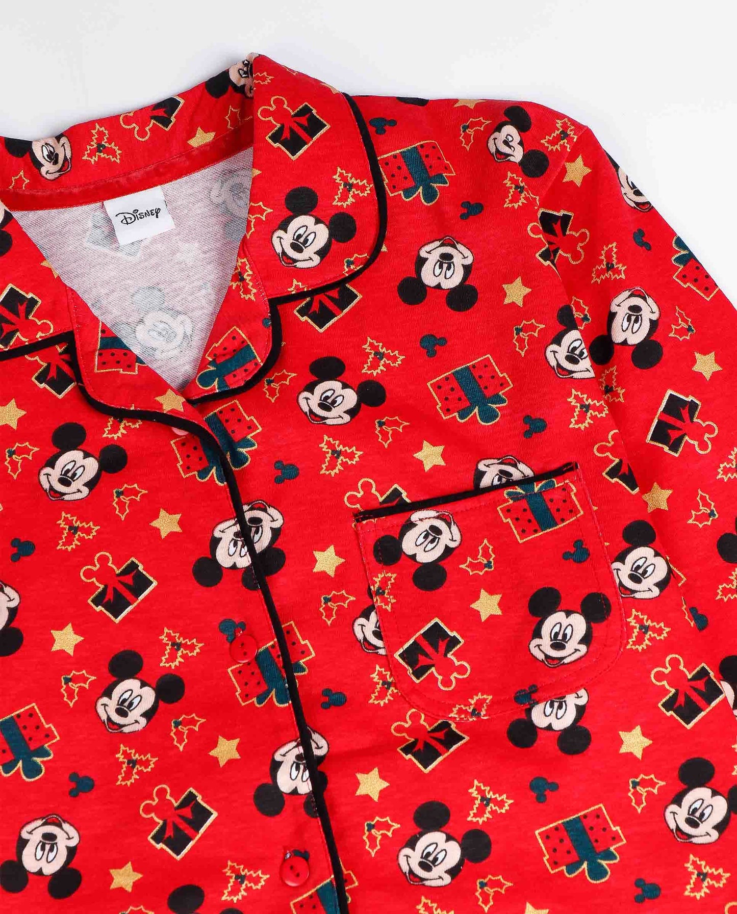 Pijama Manga Larga Abierto Mickey Christmas para Niño