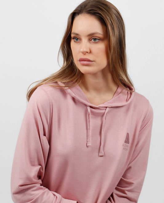 Pijama Rosa Capucha Manga Larga Make it Happen para Mujer