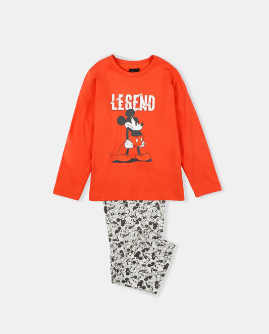 Pijama Manga Larga Mickey Legend para Niño