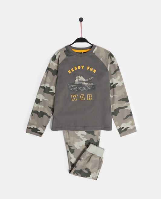 Pijama Manga Larga War para Niño