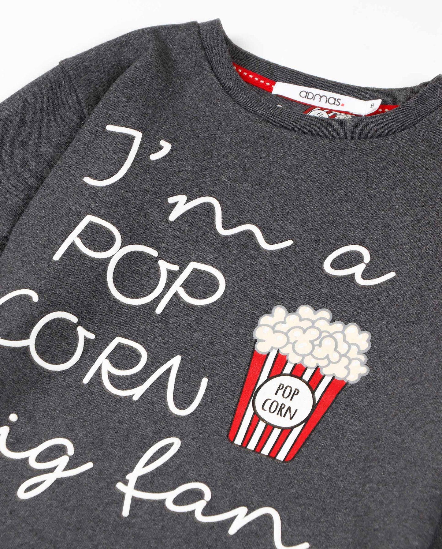 Pijama Manga Larga Pop Corn para Niño