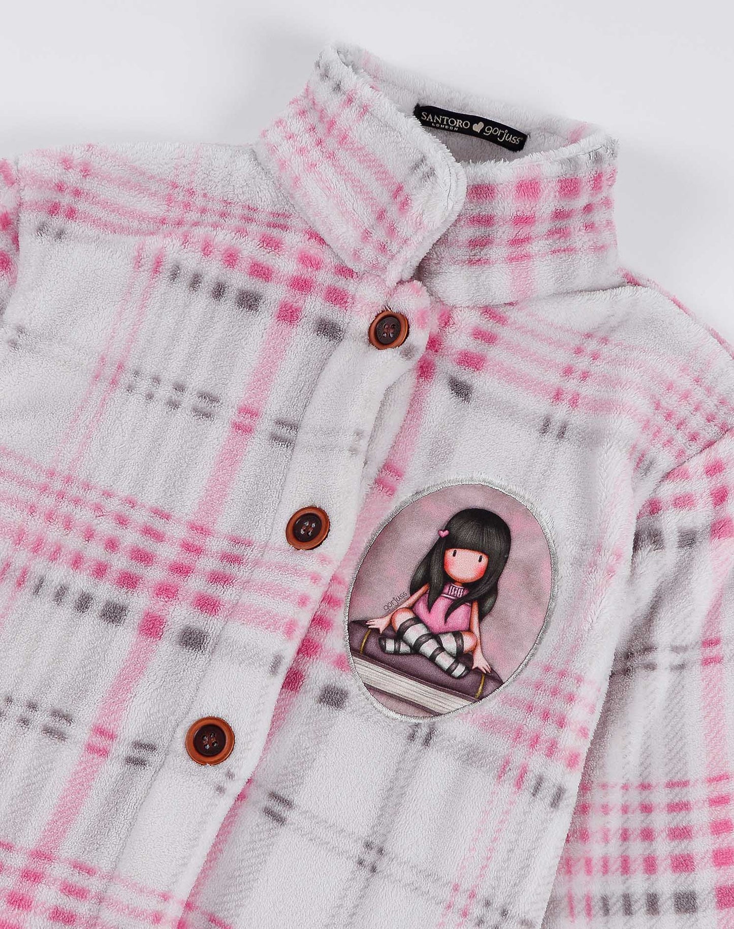 Bata Manga Larga Calentita The Words para Niña