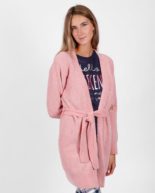 Bata Manga Larga Chenilla Take Life para Mujer