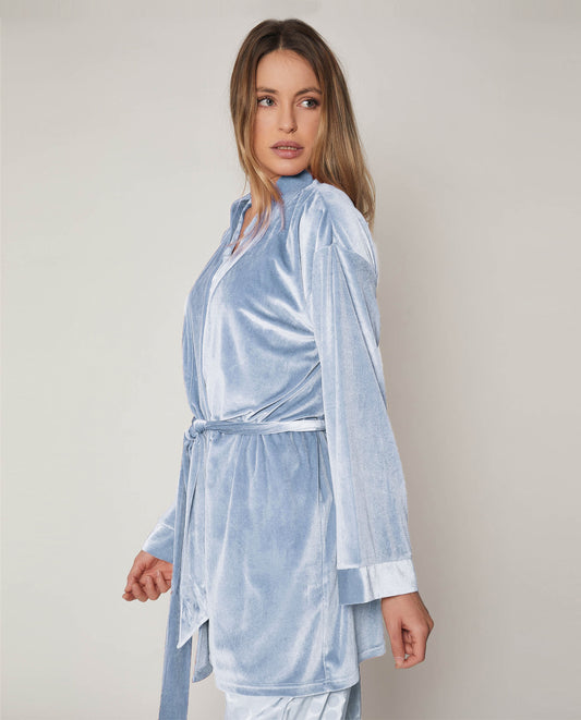 Bata Manga Larga Dots para Mujer