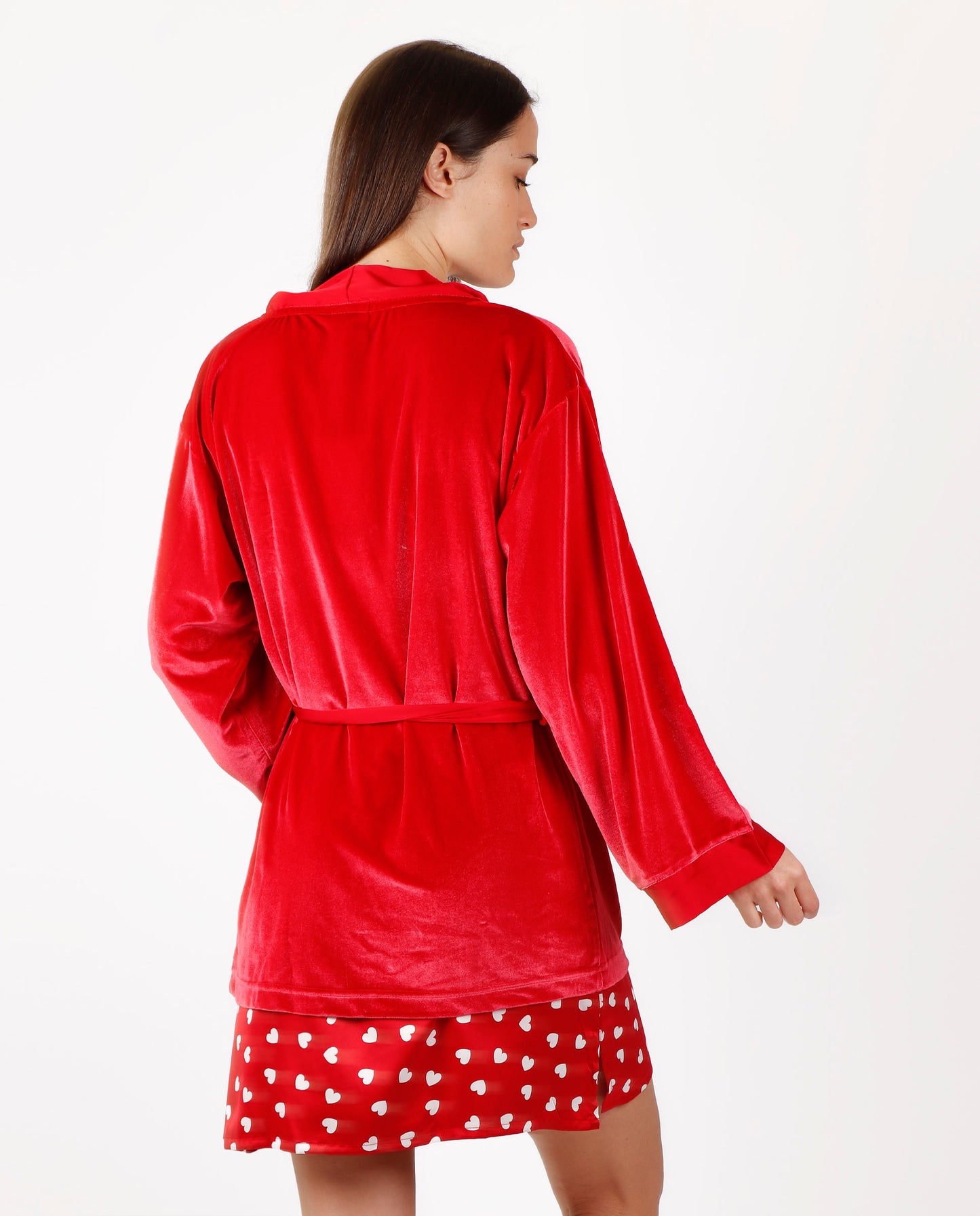 Bata Manga Larga Night para Mujer